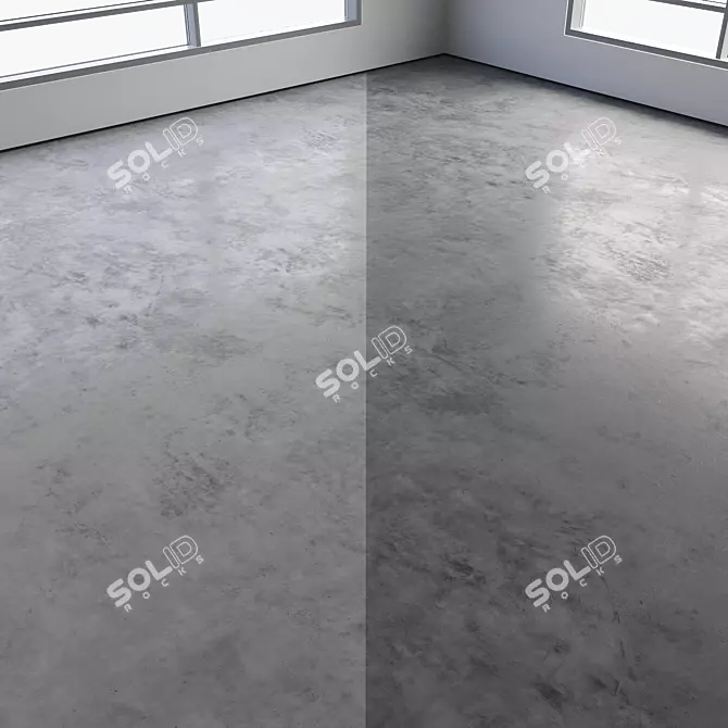 Multicolored Seamless Polished Concrete Floor 3D model image 6