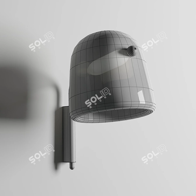 Elegant Brookis Mona Wall Sconce 3D model image 4