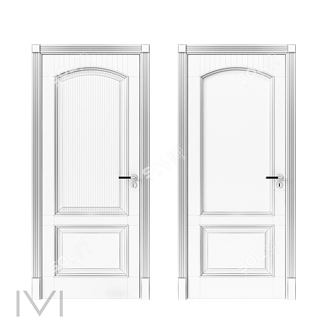 VIVOMOBILI London Doors: Versatile Styling 3D model image 4