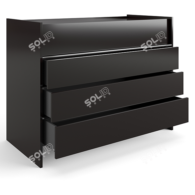 Sleek Casper Drawer Set / 3D Max / Molteni 3D model image 2
