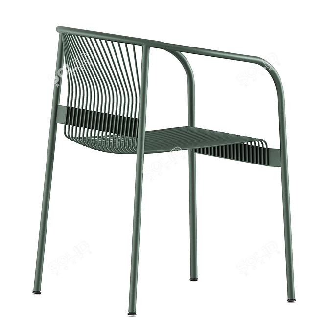 Stylish Velit Armchair by Plank 3D model image 2