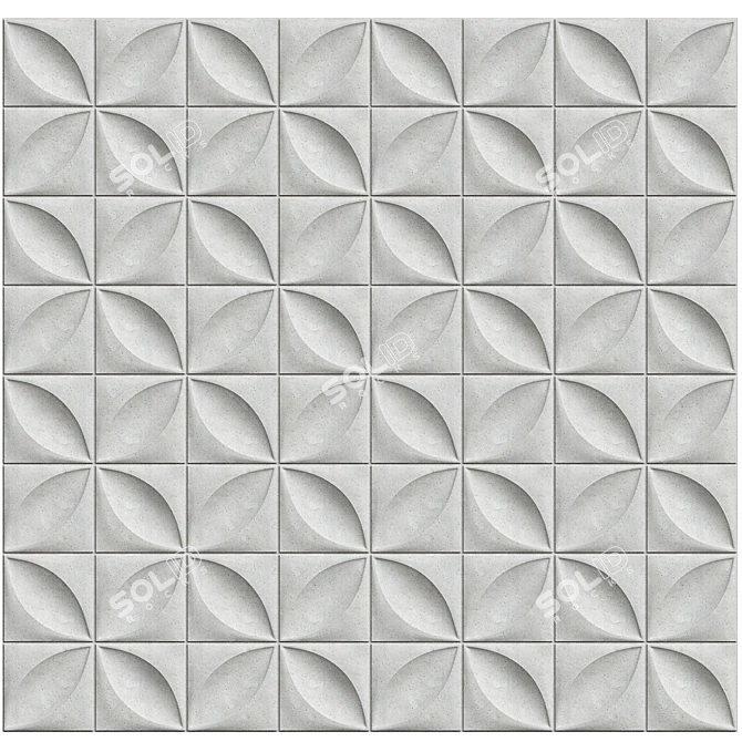 Modern 3D Wall Panels 3D model image 1