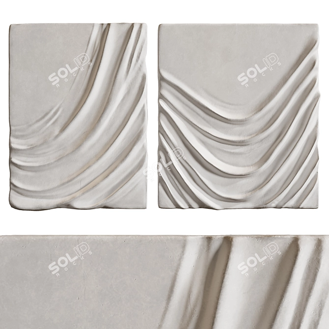  4K Textured Panel Pictures 3D model image 1