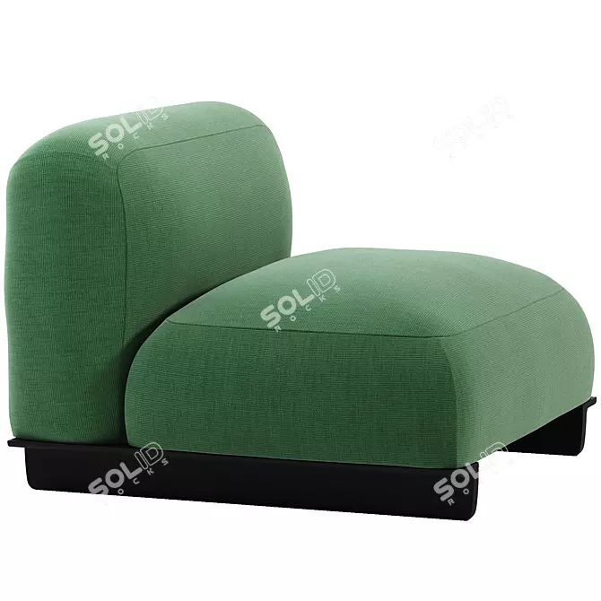Modern Design Ralik Armchair 3D model image 2
