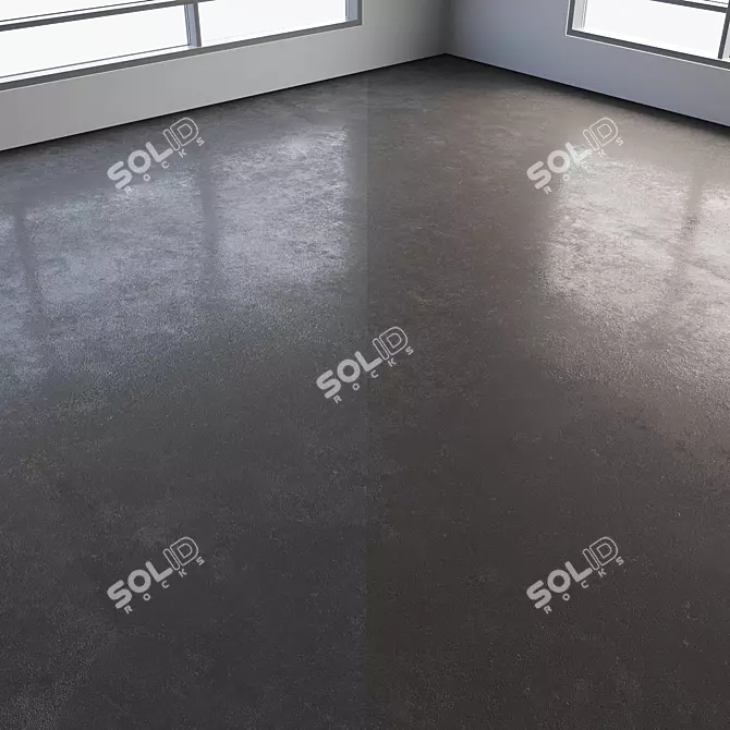 Polished Concrete Flooring in Various Colors 3D model image 5