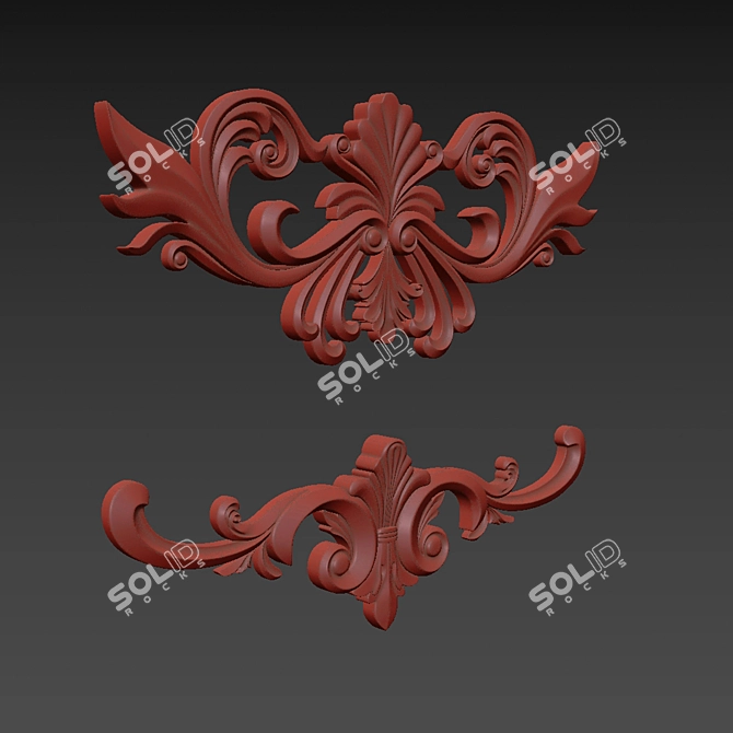 Versatile 3D Ornament Modeling Kit 3D model image 6