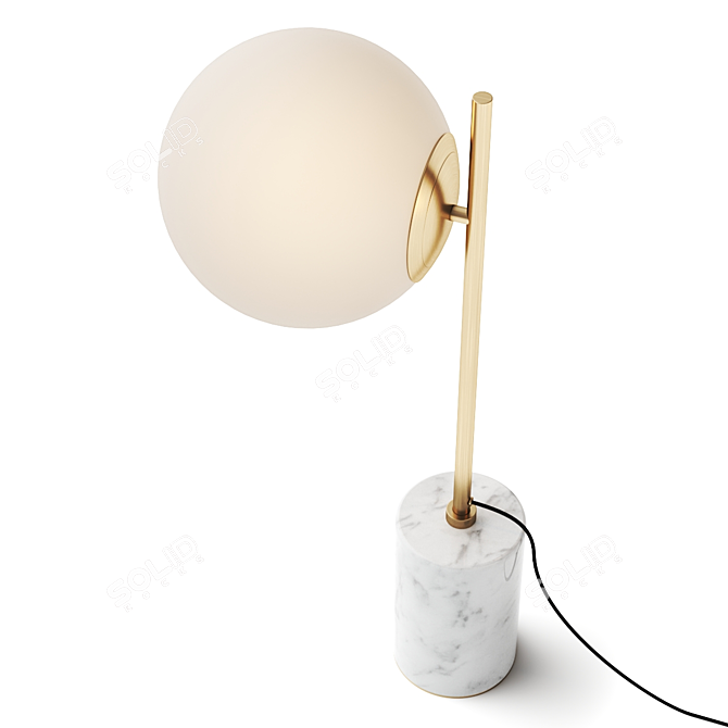 Elegant Cantona Table Lamp 3D model image 2