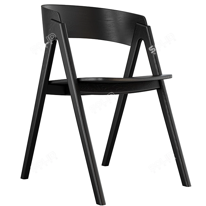 Modern Ergonomic Fresco Chair - Nurus 3D model image 1