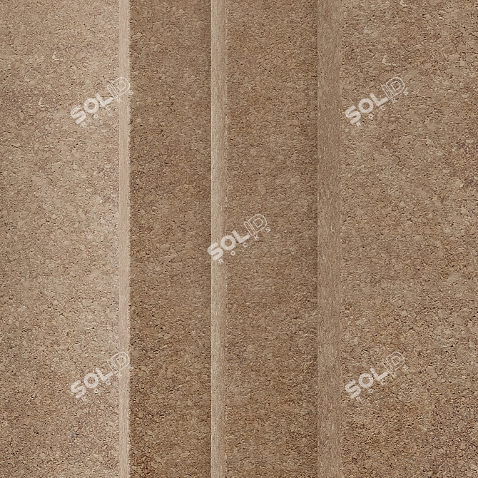 Cork Wood Material for CG 3D model image 3