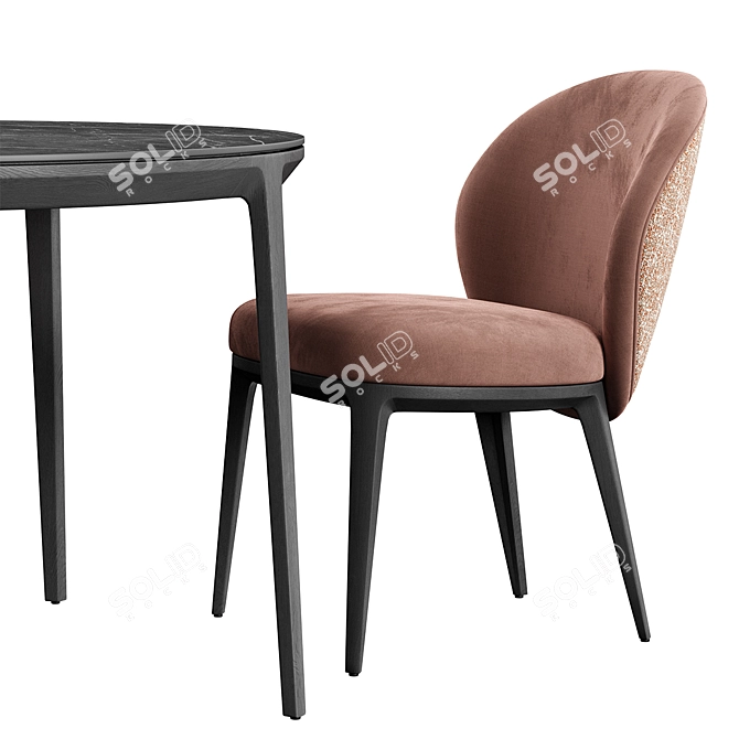 Modern Playground Dining Table & Chairs 3D model image 5