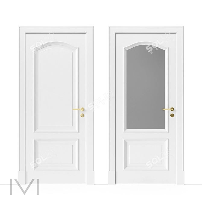 Vienna Series Interior Doors 3D model image 1