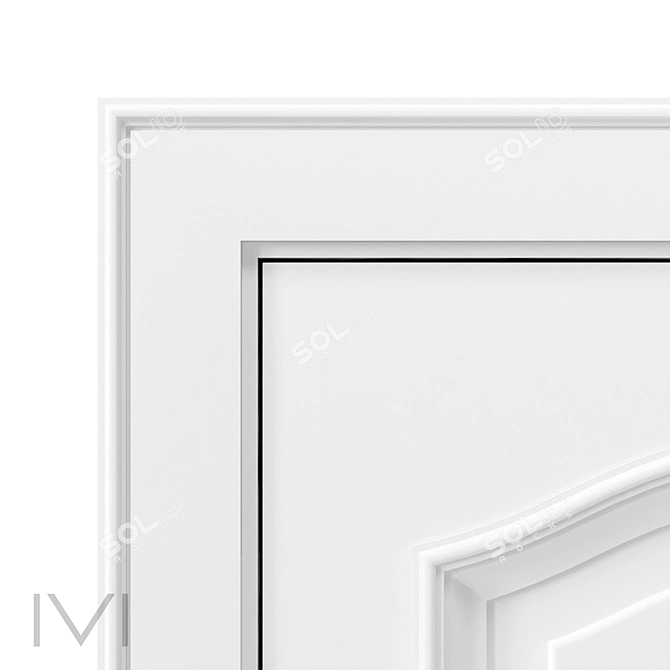 Vienna Series Interior Doors 3D model image 2