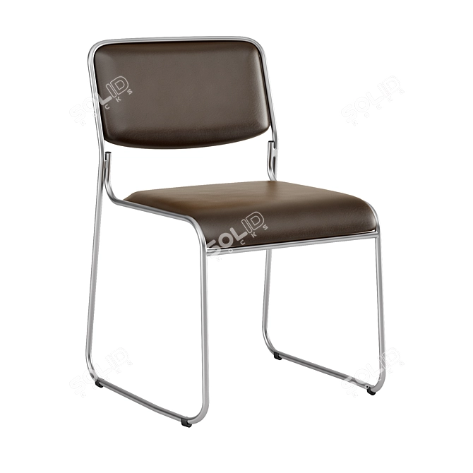 Elegant Everprof Fix Office Chair 3D model image 1