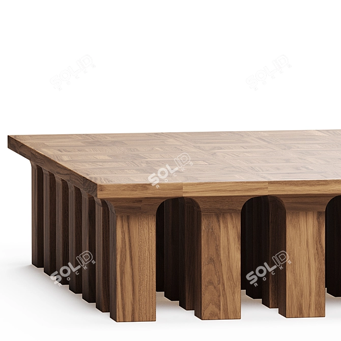 Sleek Arcus Coffee Table Collection 3D model image 6