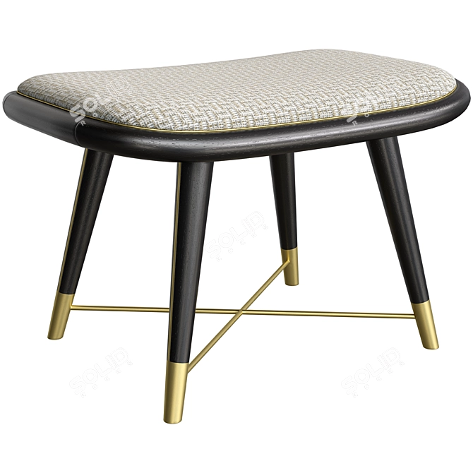 Frato Brasilia Stylish Modernist Stool 3D model image 1