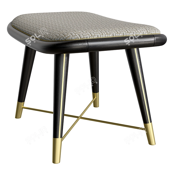 Frato Brasilia Stylish Modernist Stool 3D model image 2