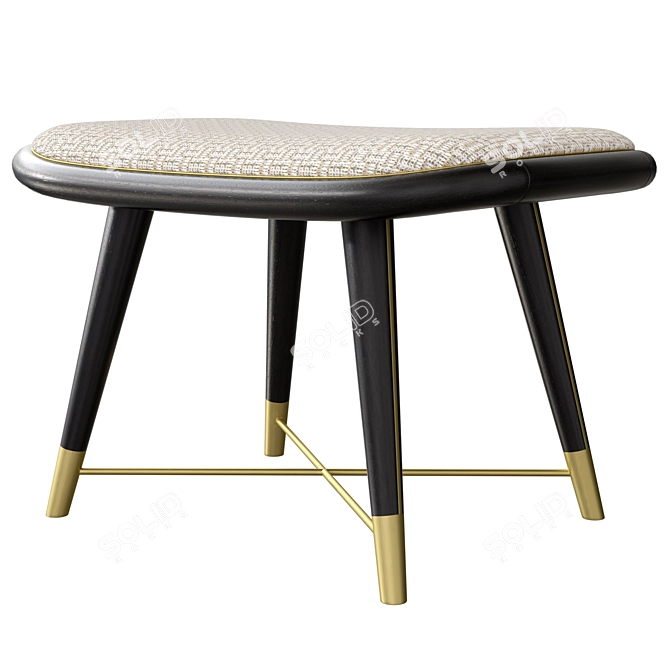 Frato Brasilia Stylish Modernist Stool 3D model image 4