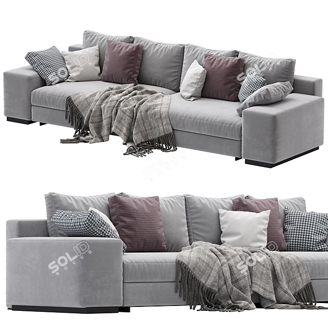 Sophisticated Minotti Daniels Render 3D model image 1