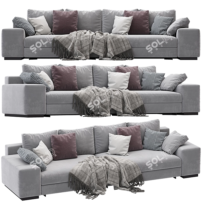 Sophisticated Minotti Daniels Render 3D model image 2