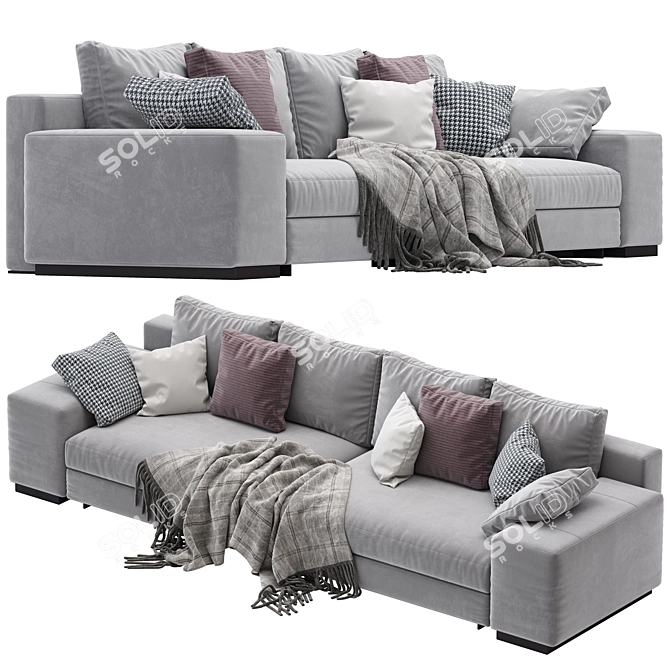 Sophisticated Minotti Daniels Render 3D model image 3