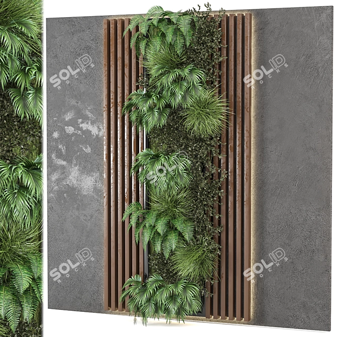 Wall Garden Set 883 2015 3D model image 1