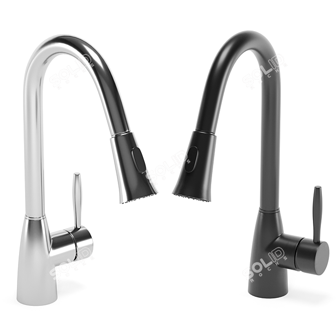 3D Modeling Files: VIGO Kitchen Faucets 3D model image 2