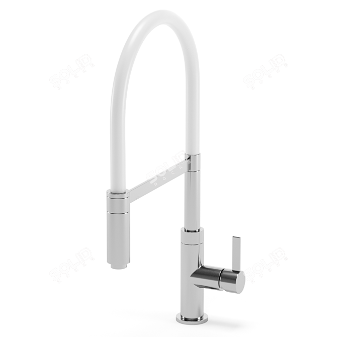 Modern Kitchen Faucet - Model Kit 3D model image 3