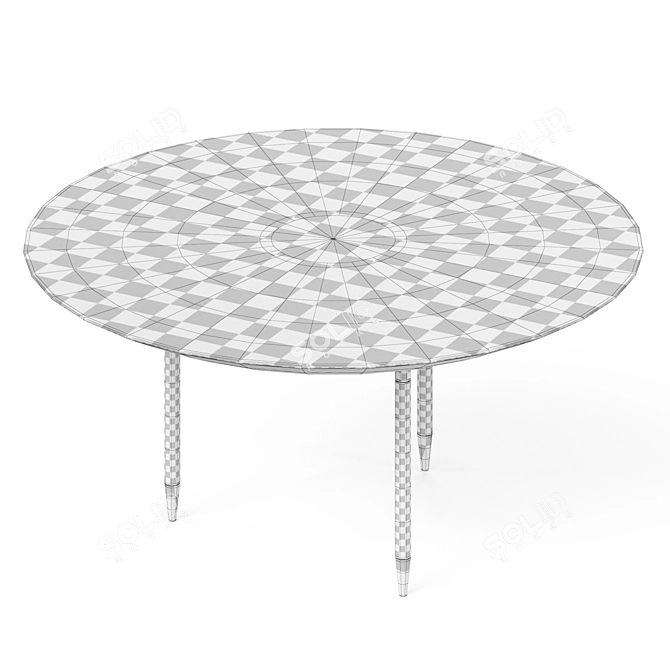 Modern Polygonal De Castelli Table 3D model image 5