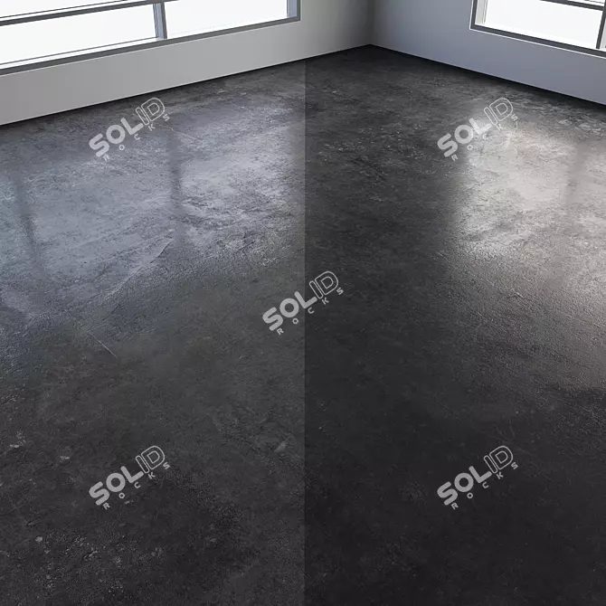 Polished Seamless Concrete Floor 3D model image 6