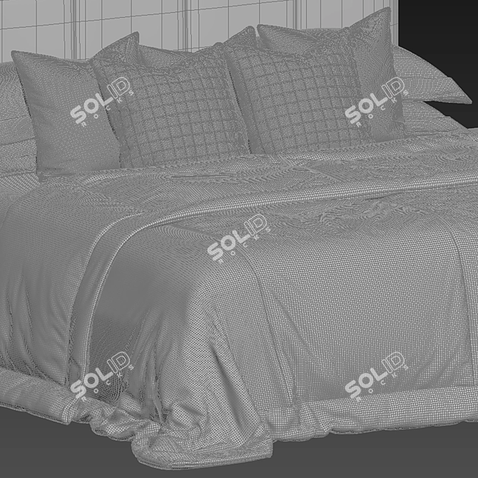 Meridiani Bardo Bed_ADAPTER 3D model image 3