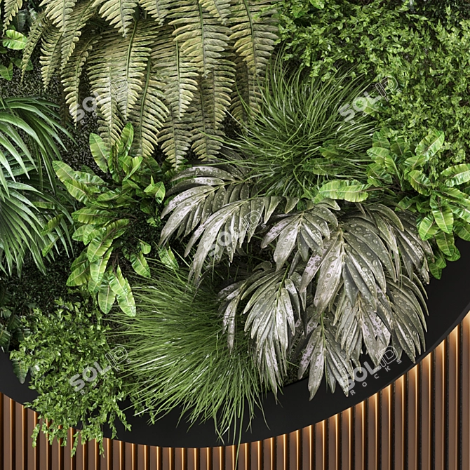 Corona Indoor Vertical Garden Set 3D model image 3