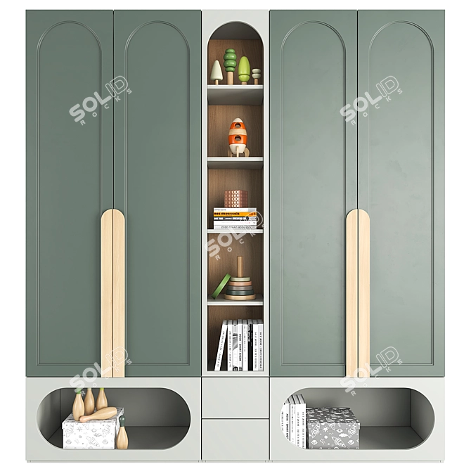 Modern Furniture Set 2013 3D model image 1