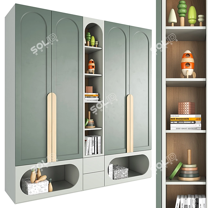 Modern Furniture Set 2013 3D model image 2