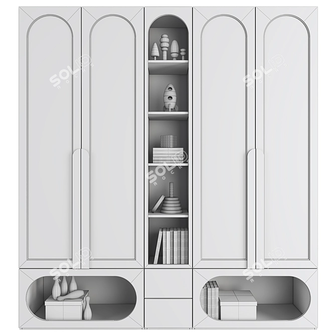 Modern Furniture Set 2013 3D model image 3