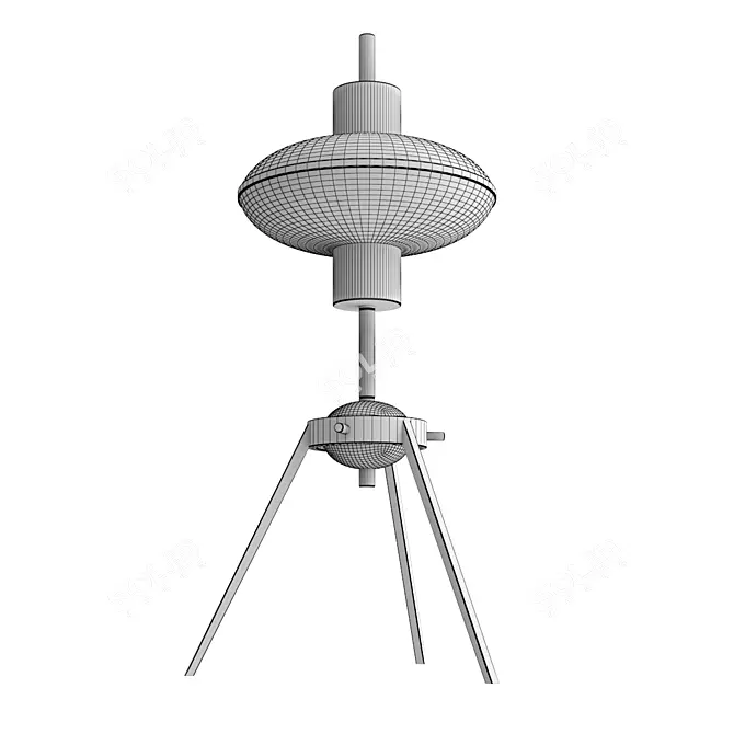 Gear Table - Modern Industrial Style 3D model image 2