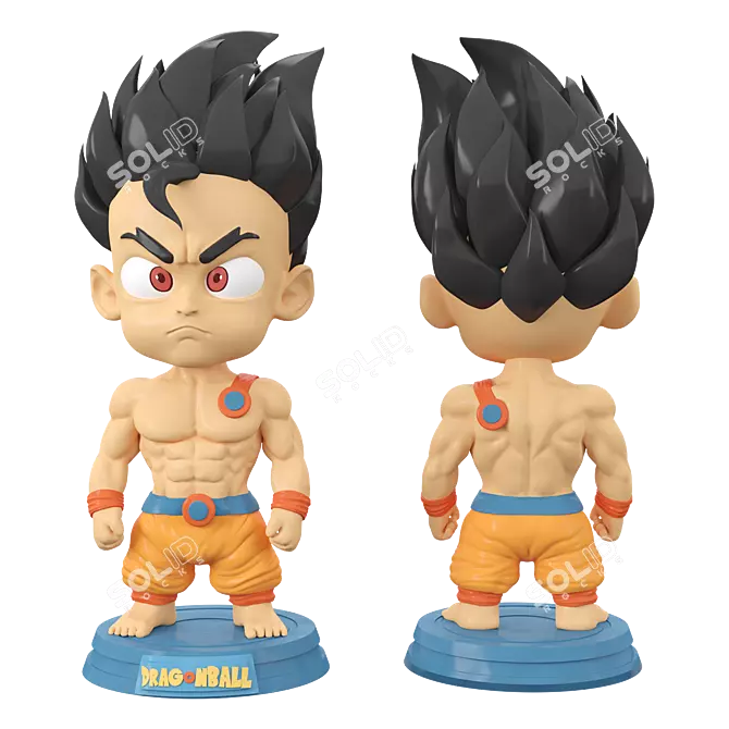 Dragonball 3D Goku Print Files 3D model image 1