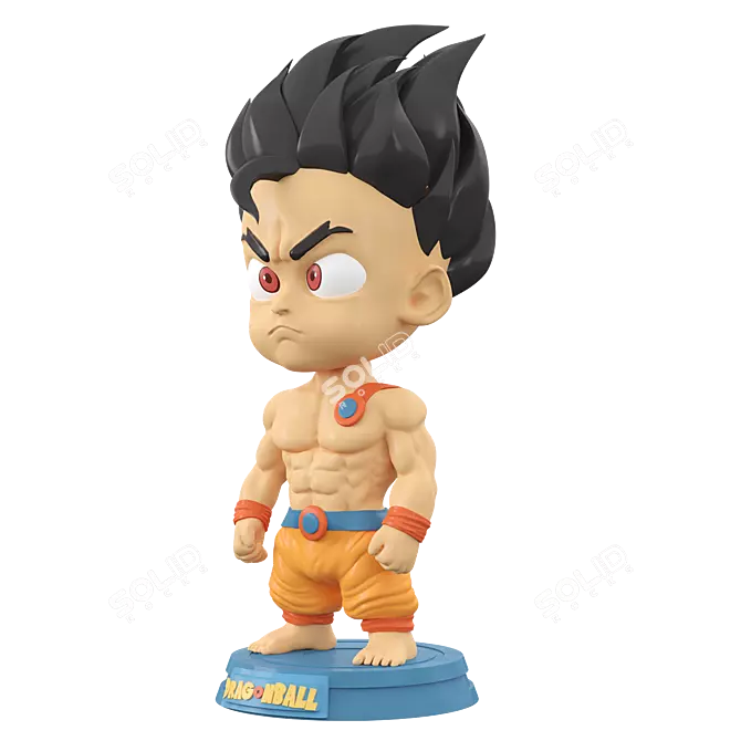 Dragonball 3D Goku Print Files 3D model image 2