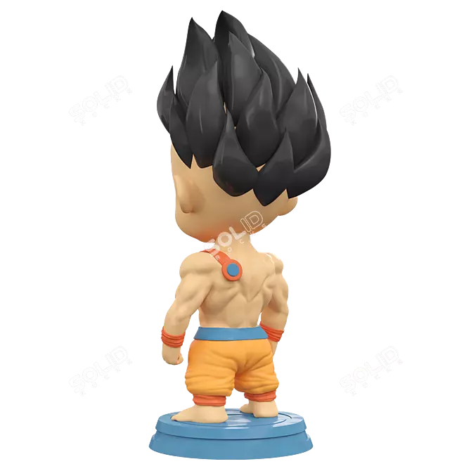 Dragonball 3D Goku Print Files 3D model image 3