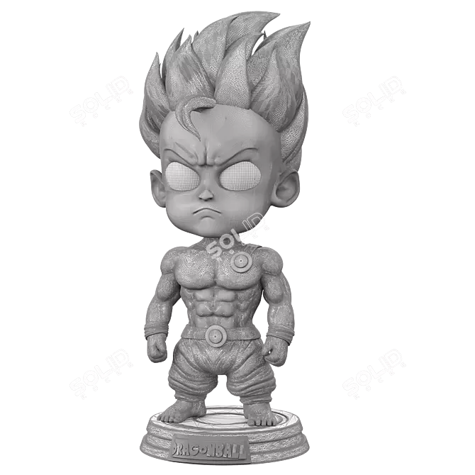 Dragonball 3D Goku Print Files 3D model image 4