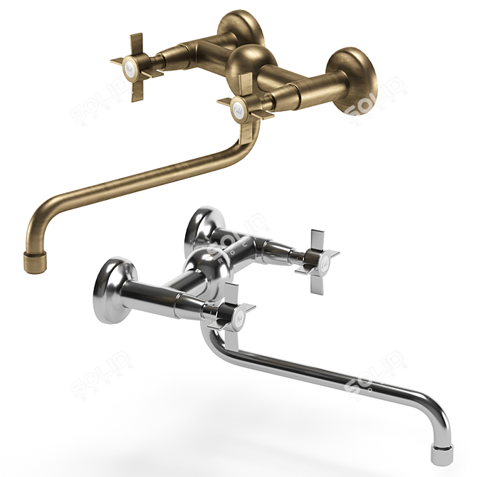 Luxury Kitchen Faucet Collection-3D Models 3D model image 3