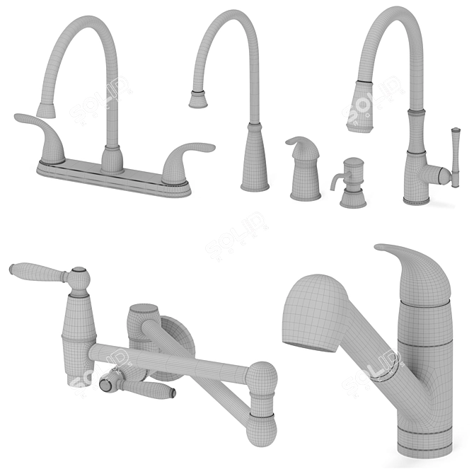 Premium 3D Faucet Model Files 3D model image 7