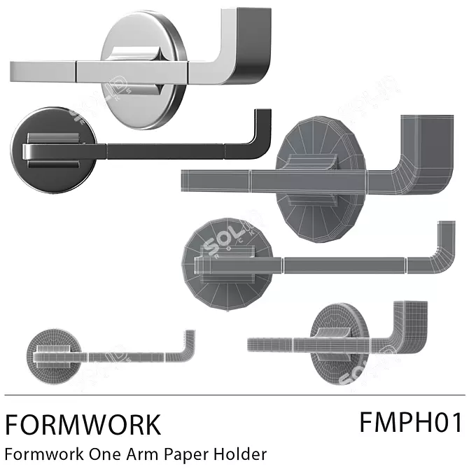 Paper Holder Formwork 3D model image 3