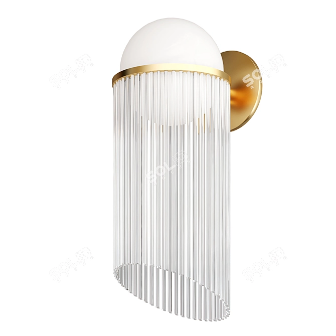 Luminous Celestial Wall Sconce 3D model image 1