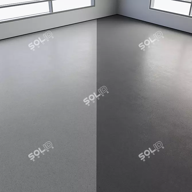 Colorful Seamless Epoxy Flooring 3D model image 2