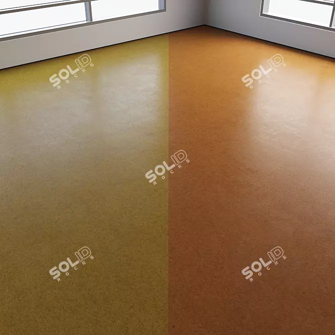 Colorful Seamless Epoxy Flooring 3D model image 3