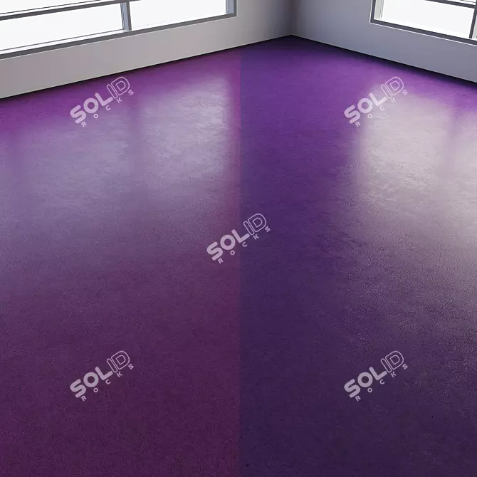 Colorful Seamless Epoxy Flooring 3D model image 5