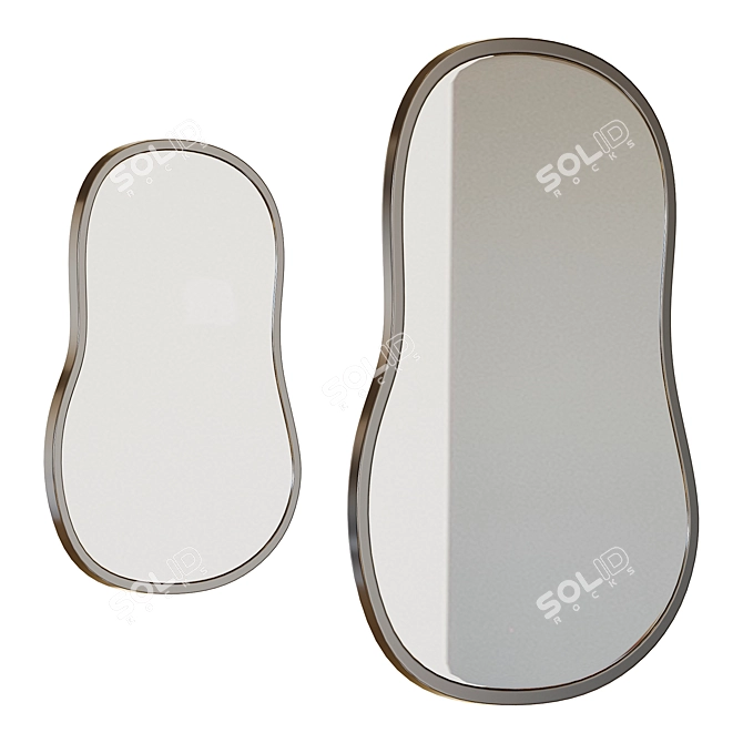 Amalfi Wall Mirror Set 3D model image 2