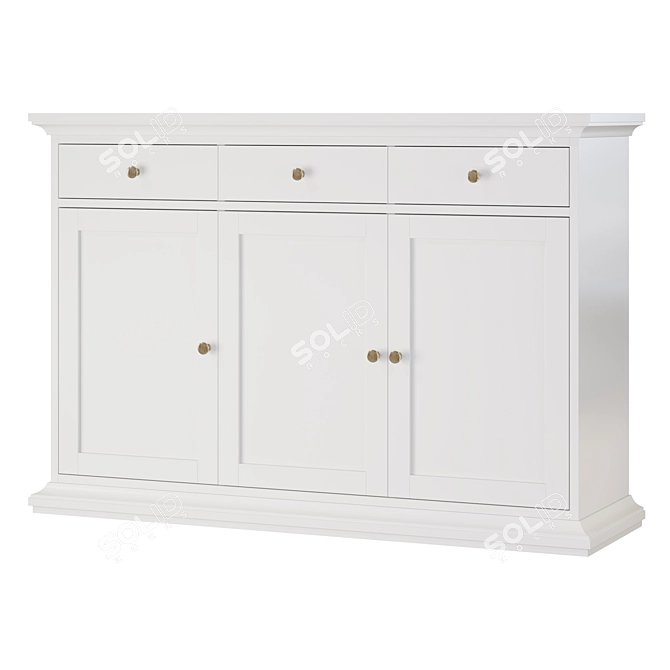 Charli Buffets Set by Lazurit 3D model image 4