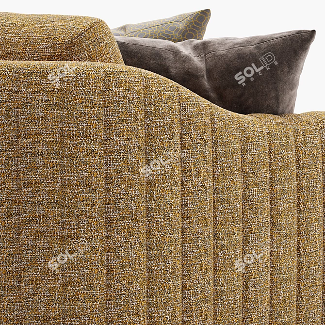 Seamless Fabric Texture Kit 3D model image 3