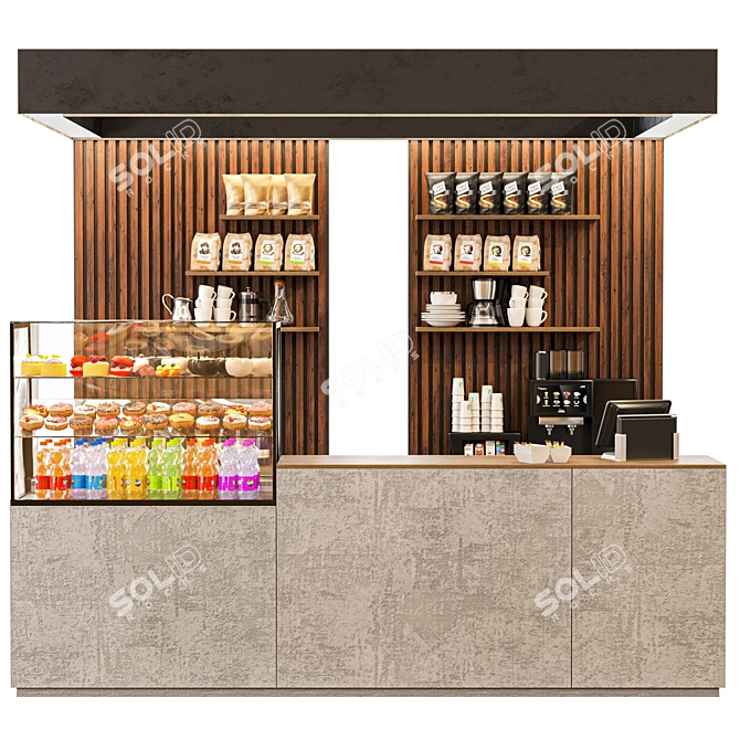 3D Models Textured Coffee Point 3D model image 1